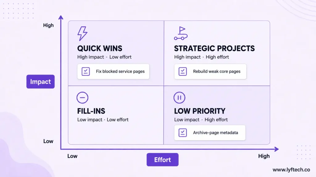 How I Prioritize SEO Audit Findings