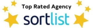 Sortlist Top Rated SEO Agency badge